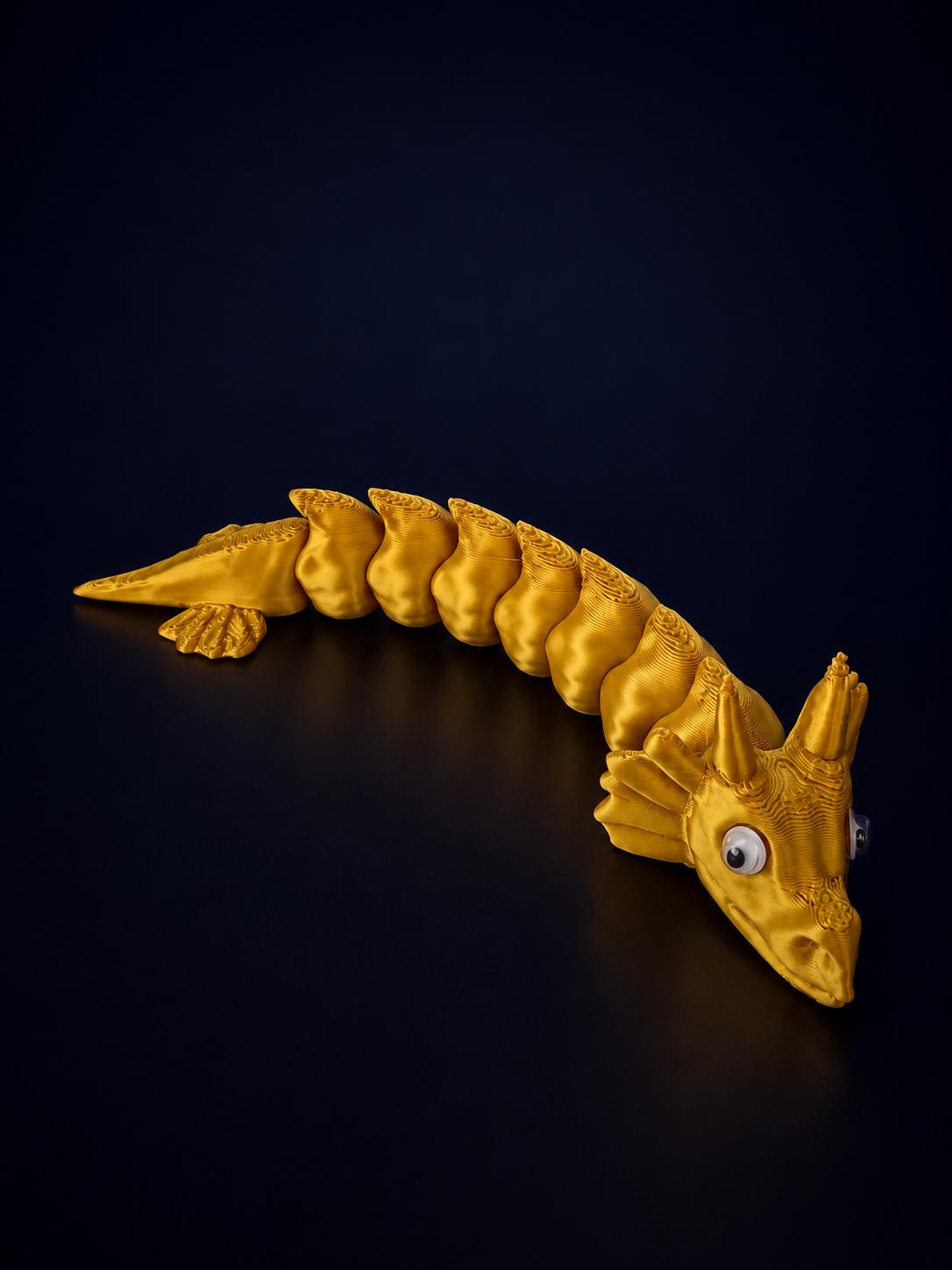 Dragão Dourado — Impressão 3D