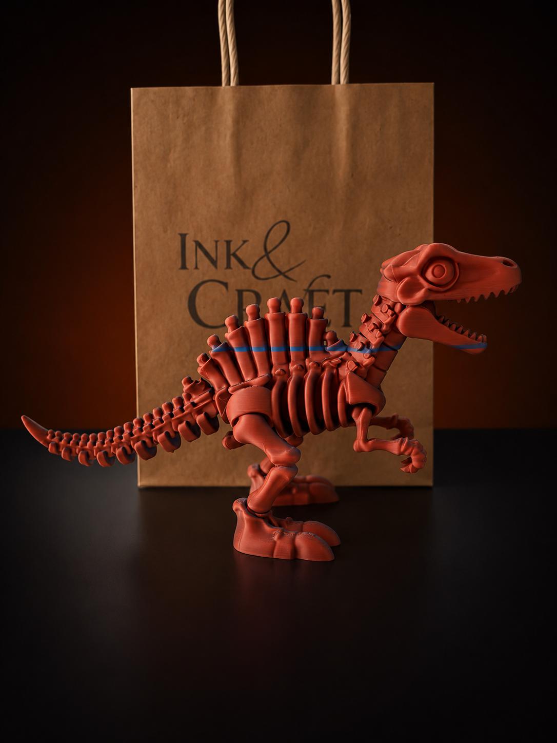 Dinossauro Vermelho — Impressão 3D